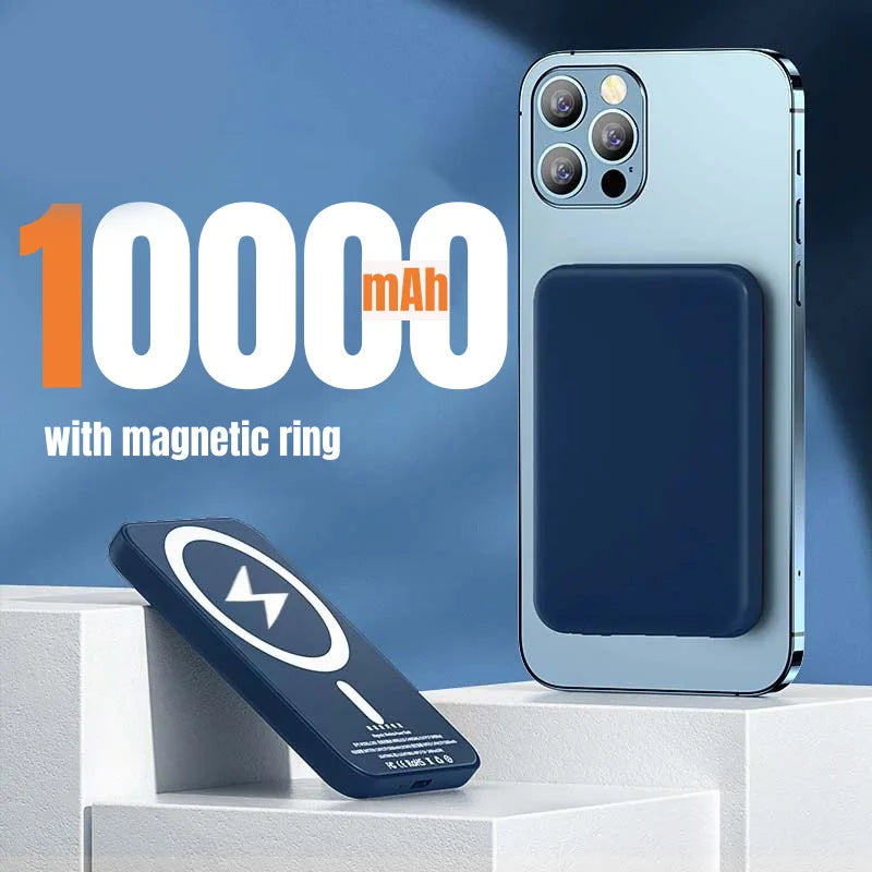 Batterie externe magnétique  50000mAh, chargeur rapide sans fil  batterie externe pour iPhone