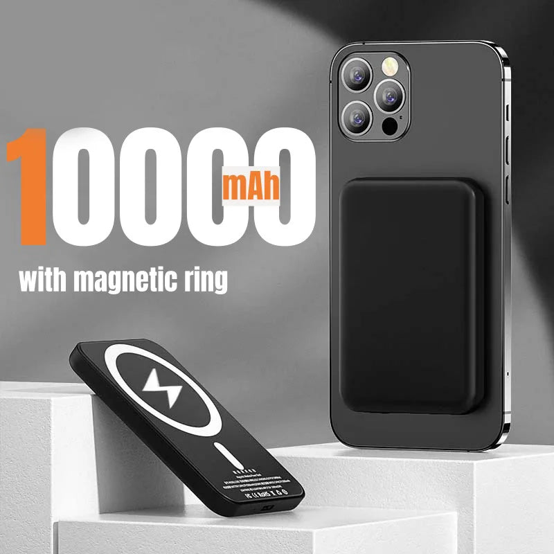 Batterie externe magnétique  50000mAh, chargeur rapide sans fil  batterie externe pour iPhone