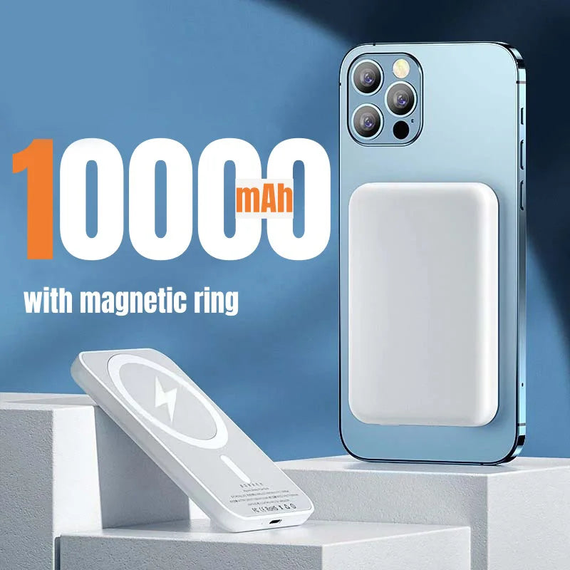 Batterie externe magnétique  50000mAh, chargeur rapide sans fil  batterie externe pour iPhone