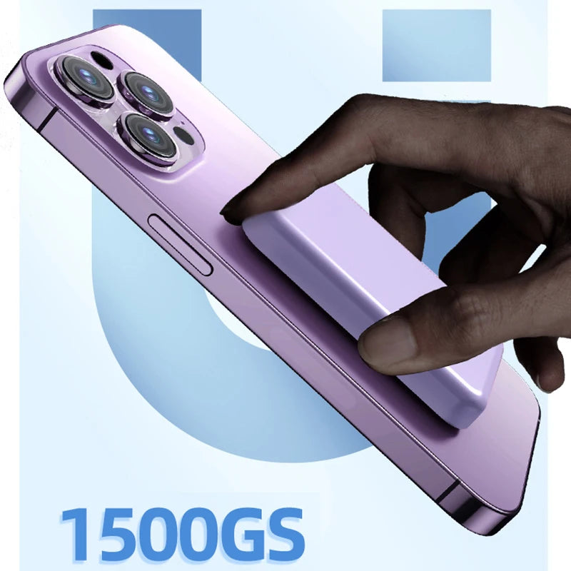 Batterie externe magnétique  50000mAh, chargeur rapide sans fil  batterie externe pour iPhone