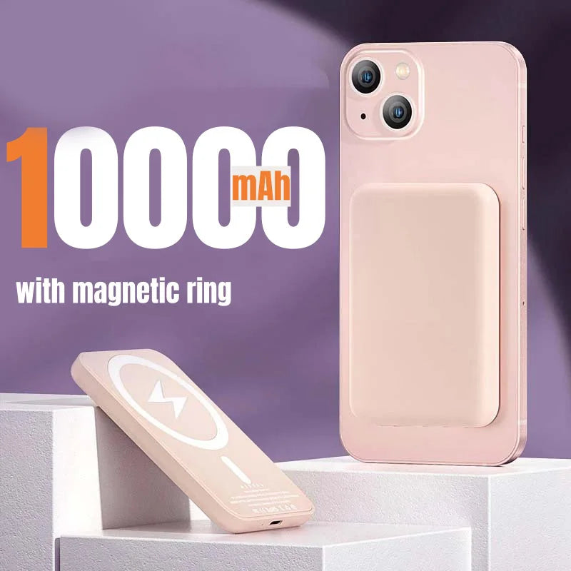 Batterie externe magnétique  50000mAh, chargeur rapide sans fil  batterie externe pour iPhone